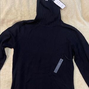 BCBGMaxAzria Men's Elegant Black Turtleneck Sweater